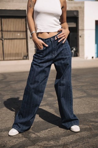 Jean wide legs - Bleu