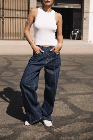 Jean wide legs - Bleu