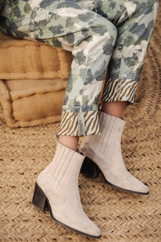 Pantalon 7/8 Salomé Scrubby - Beige et vert