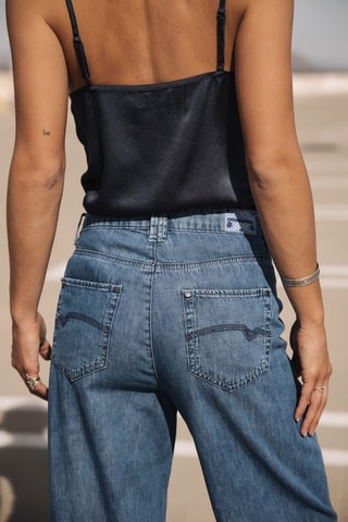 Jean wide legs - Bleu