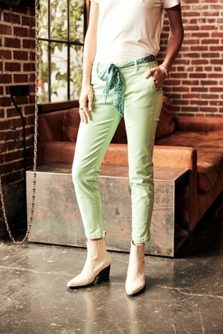 Pantalon carotte Claudia Felicita - Vert