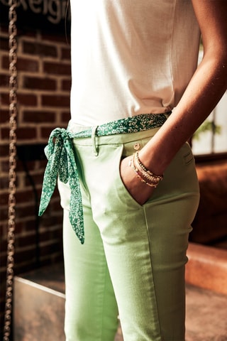 Pantalon carotte Claudia Felicita - Vert