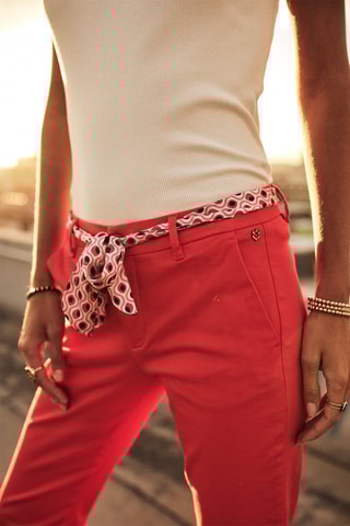 Pantalon carotte Claudia Felicita - Orange