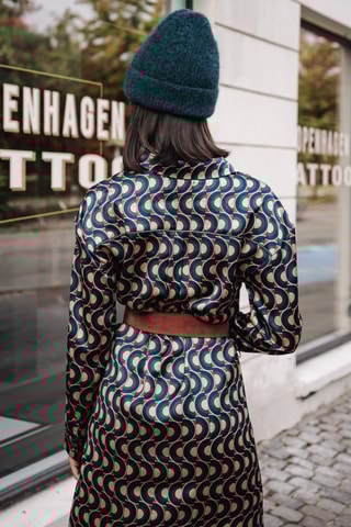 Robe chemise Rawen Disk - Beige