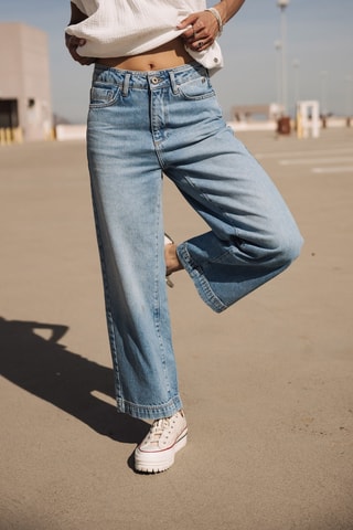 Jean wide legs - Bleu