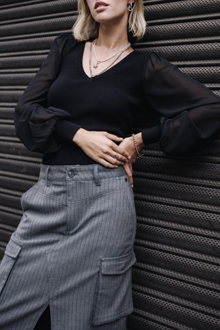 Jupe Welby Buren Grey - Gris