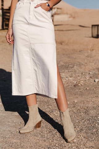 Jupe Carla Andalousia - Blanc