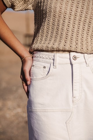 Jupe Carla Andalousia - Blanc