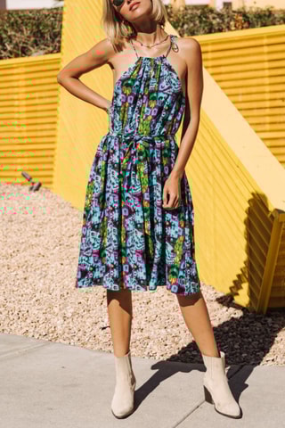 Robe Raffine Soweto - Bleu