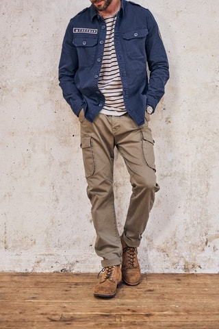 Pantalon cargo - Vert