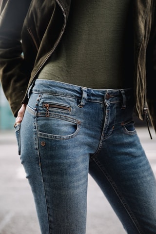 Jean Alexa Cropped S-SDM - Bleu