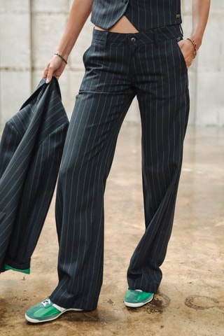 Pantalon Agatha Society - Bleu