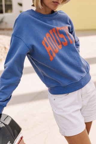 Sweat Solene Print Houston - Bleu
