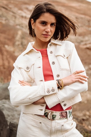 Veste Olena Downy - Blanc