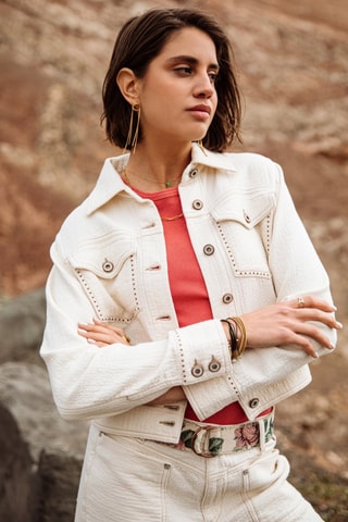 Veste Olena Downy - Blanc