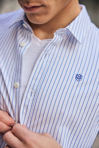 Chemise - Blanc et bleu