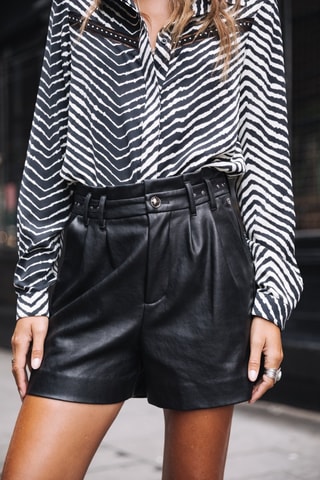 Short Vanessa Biker - Noir