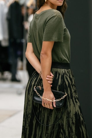 T-shirt en lin Tressia Gemstone - Vert