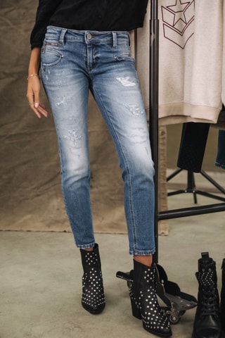 Jean Alexa Cropped SDM - Bleu