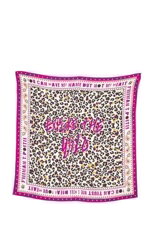 Carré - Blanc, noir et rose