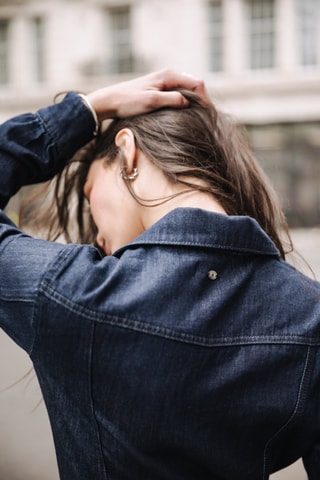 Robe Iris Denim - Bleu