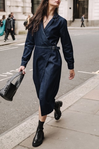 Robe Iris Denim - Bleu