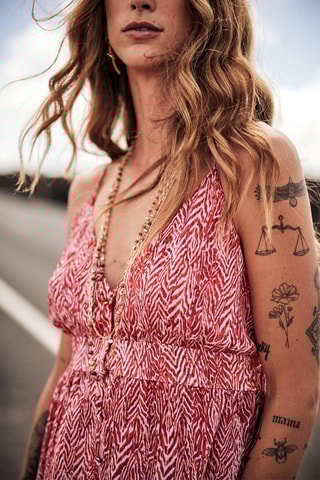 Robe dte Reny Tigrea - Rouge