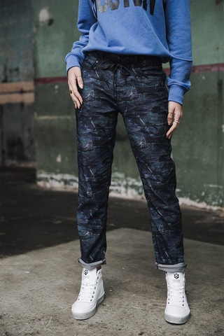 Pantalon boyfriend Loona Martial - Noir