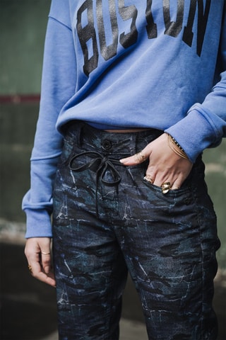 Pantalon boyfriend Loona Martial - Noir