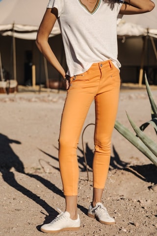 Pantalon 7/8 Alexa Cropped New Magic Color - Orange