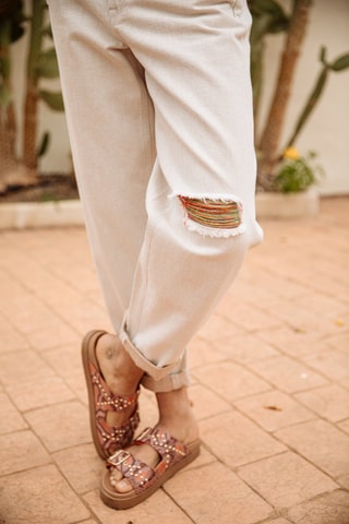 Jean 7/8 Maeva Denim - Blanc