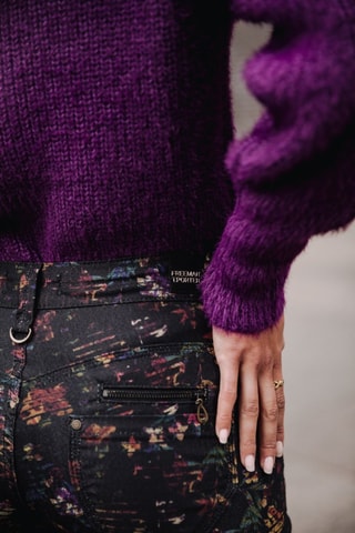 Pantalon Alexa High Waist Cropped Fiory - Multicolore