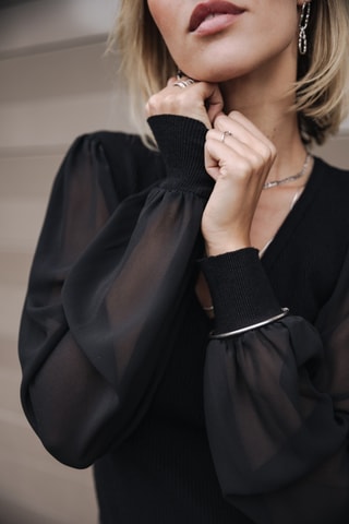 Pull Praelle Plain - Noir