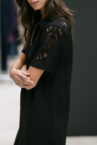 Robe Raline Lace - Noir