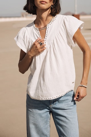 Top - Blanc