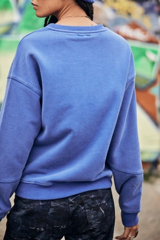 Sweat Solene Print Boston - Bleu