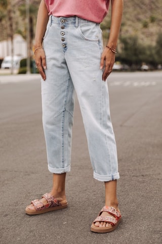 Jean 7/8 Sloane Denim - Bleu