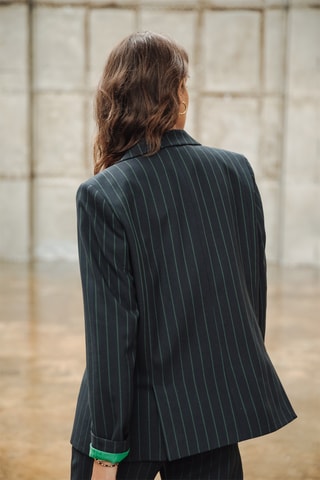 Blazer Bernie Society - Bleu et vert