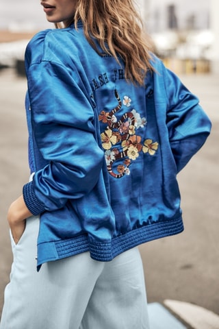 Bomber Troopie Snake - Bleu