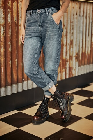 Jean regular 7/8 - Bleu