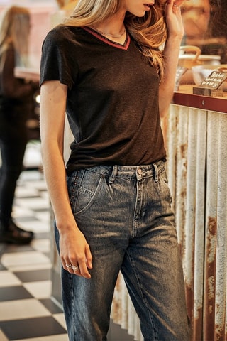 Jean regular 7/8 - Bleu