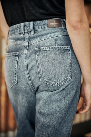 Jean regular 7/8 - Bleu