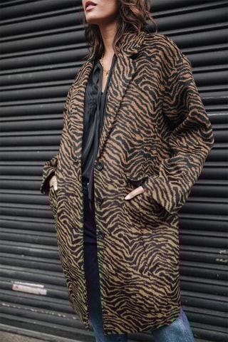 Manteau Mell Fauve - Marron