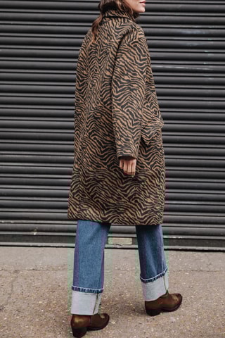 Manteau Mell Fauve - Marron