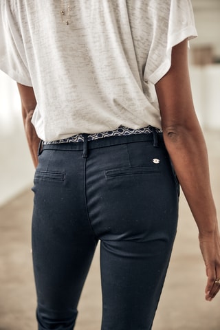 Pantalon slim 7/8 Claudia Felicita  NC - Bleu