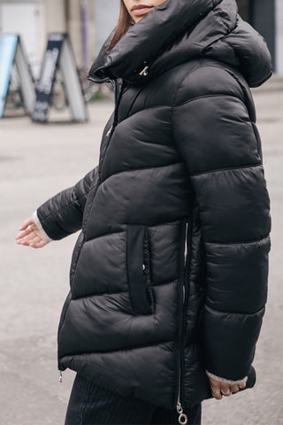 Doudoune à capuche Camryn - Noir