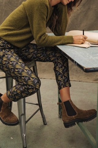 Pantalon slim Claudia Swan - Noir