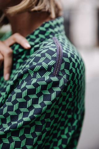 Chemisier Katy Windmill - Bleu et vert