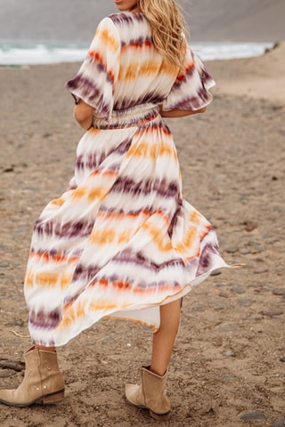 Robe Rensella Tie&Dye - Blanc