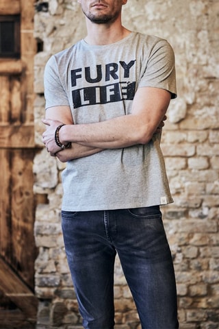 T-shirt Ivander Fury Life - Gris